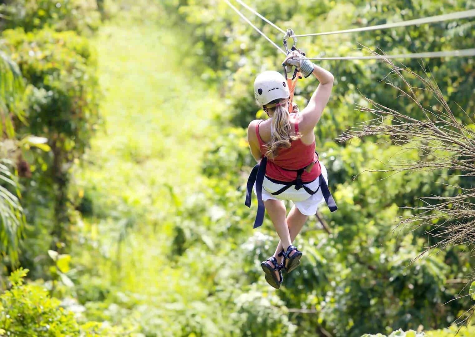 Tyrolienne à Kitulgala